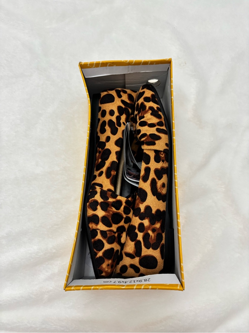 NEW Musshoe Leopard Print Pointed Toe Bow Loafer Flats Women’s Size 6.5 - Picture 7 of 8